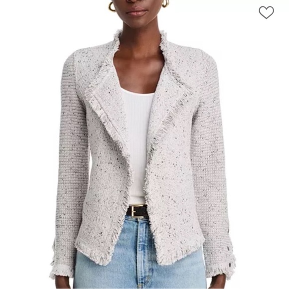 NIC+ZOE Jackets & Blazers - NWT NIC+ZOE Fringe Mix Knit Pocket Jacket XL